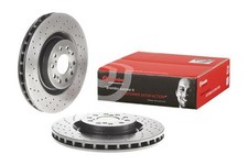 2x Bremsscheibe PRIME LINE - UV Coated BREMBO 09.C338.11 für HONDA CIVIC IX FK