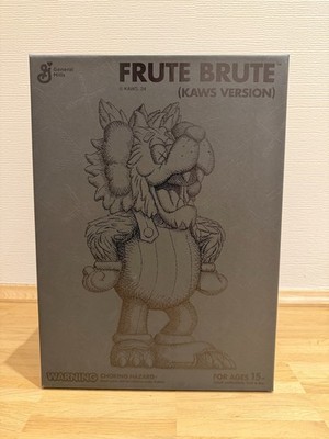 KAWS Frute Brute Figur   schwarz / black   Designer Toy Figure