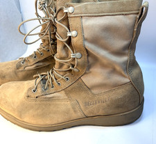 Belleville 03-D-0322 Desert Tan Military Combat Boots Mens - Gore-Tex - Size 13W