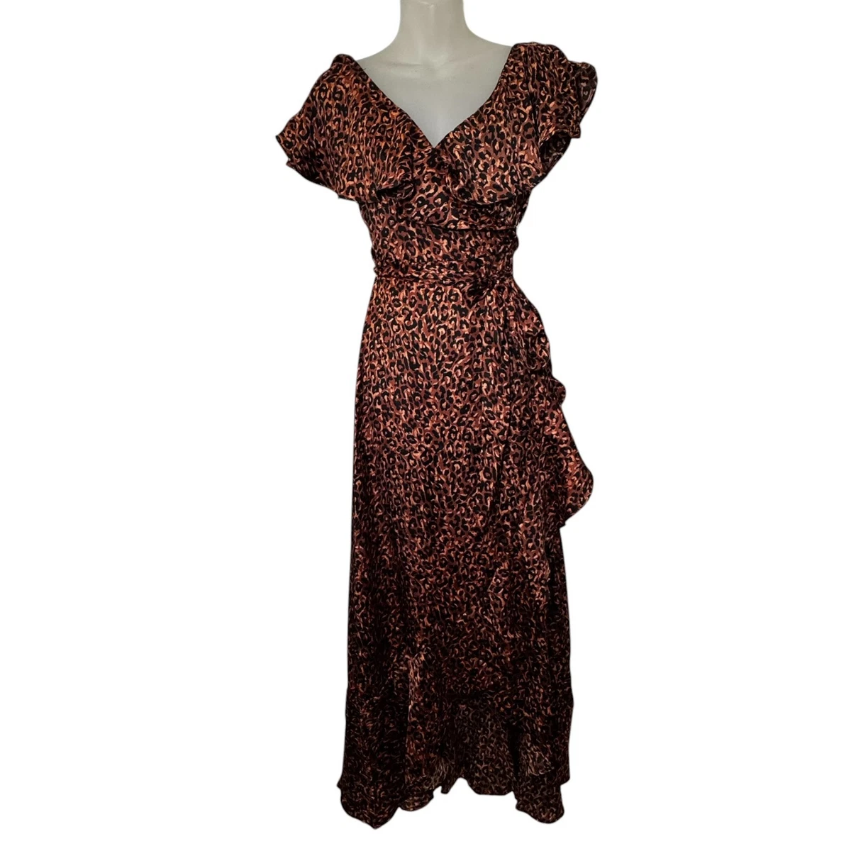 Leopard Wrap Dresses for sale | eBay Leopard Wrap Dresses for sale | eBay