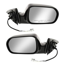 Power Mirror Set Of 2 For 1998-2002 Honda Accord Coupe Paintable Manual Folding