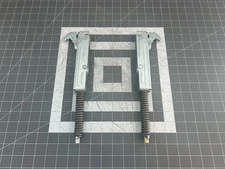 LG Range Oven Door Hinges (Set of 2) P# AEH72957504