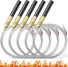 Kingdder 5 Pcs 36" Thermopile Generators 750 Millivolt Thermopile for Gas Firepl