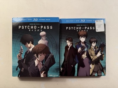 Psycho-Pass Season One and Season Two Blu-ray DVD Combo Pack Brand New