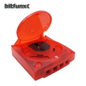 SEGA Dreamcast Clear Replacement Shell Housing Transparent Console Case Kit