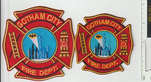 Gotham City "Batman" Fire patches shipped from Australia $2 ship