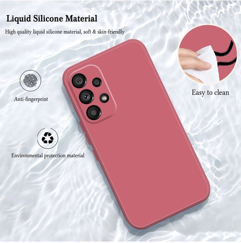 Custodia telefono silicone liquido per Samsung Galaxy S22 Note 20 A13 A53 A52S custodia gel - Foto 43 di 120