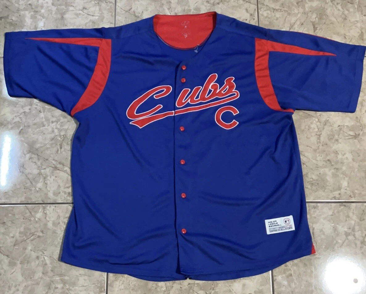 VINTAGE CHICAGO CUBS BASEBALL JERSEY DYNASTY SERIES MENS 2XL MLB SEWN