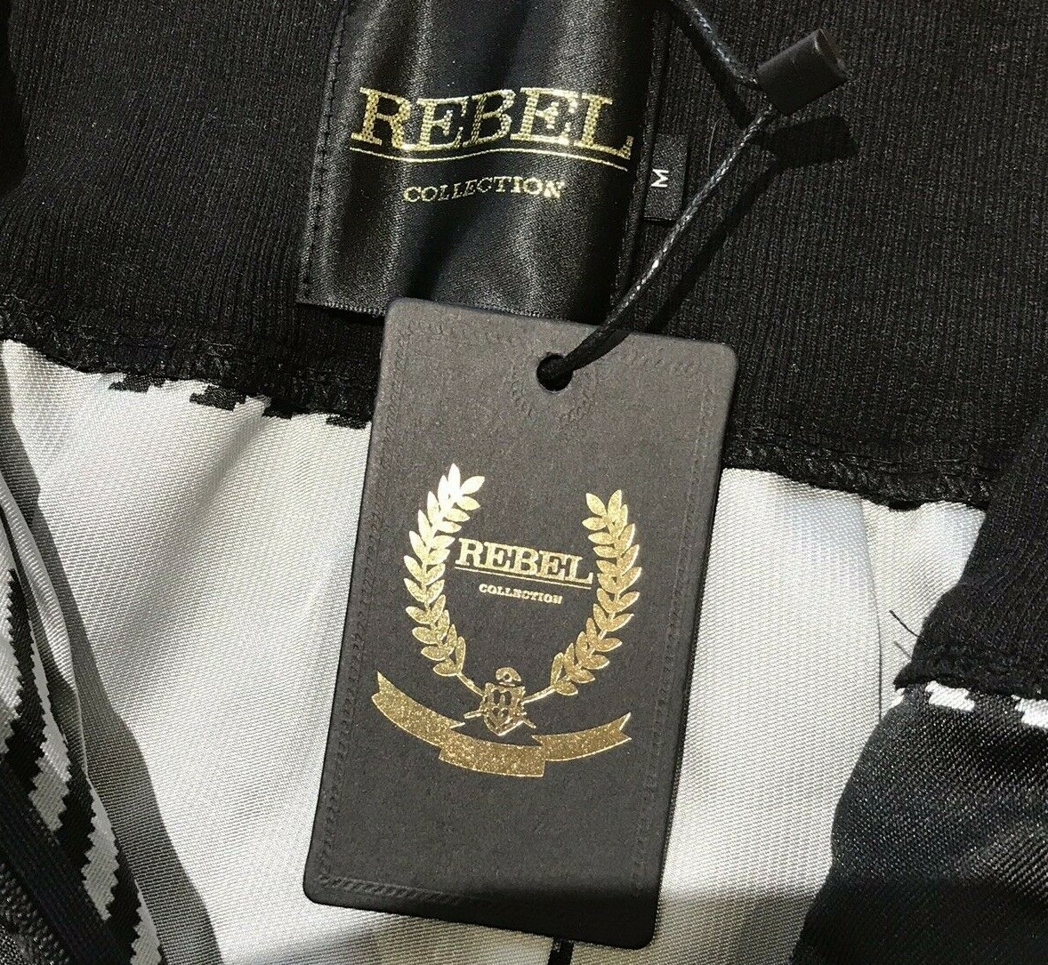Rebel Collection Black Checked Vintage Style Skirt, Size UK 10, BNWT 5