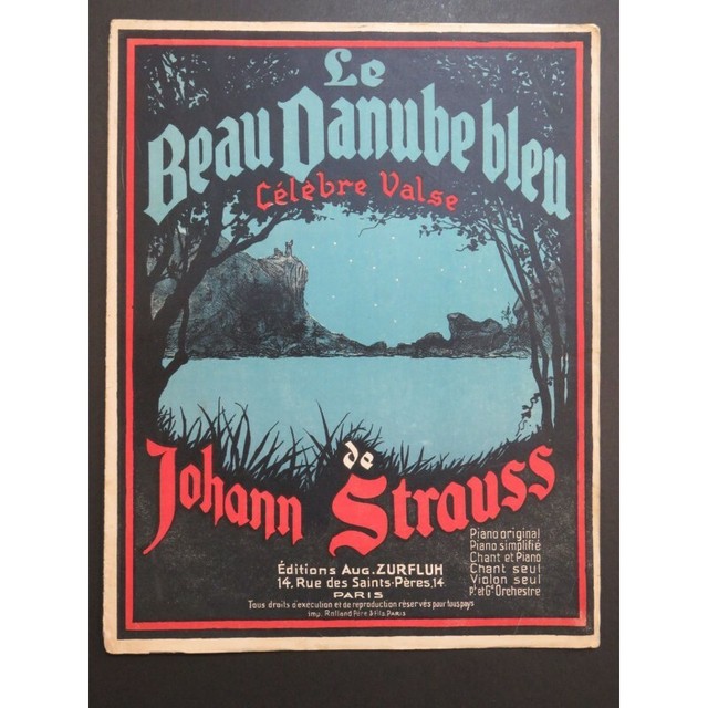 Johann Strauss Ii Le Beau Danube Bleu