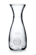 Brocca di vetro SENZA MANICO caraffa da bar ristorante e taverna PER VINO