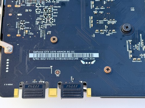 MSI GeForce GTX 1070 ARMOR 8G OC - Afbeelding 4 van 5