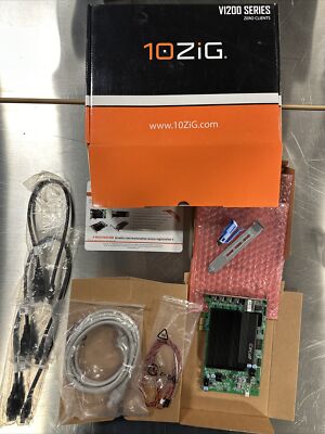 10 ZIG. V1200 SERIES Zero Clients Tera2 PCoIP Host Card, New, ready for VMware