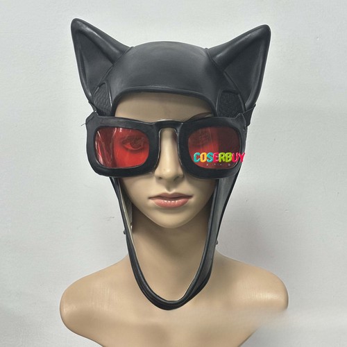 Superhero Batman Catwoman Selina Kyle Cosplay Mask Headgear Glasses Halloween - 第 1/12 張圖片