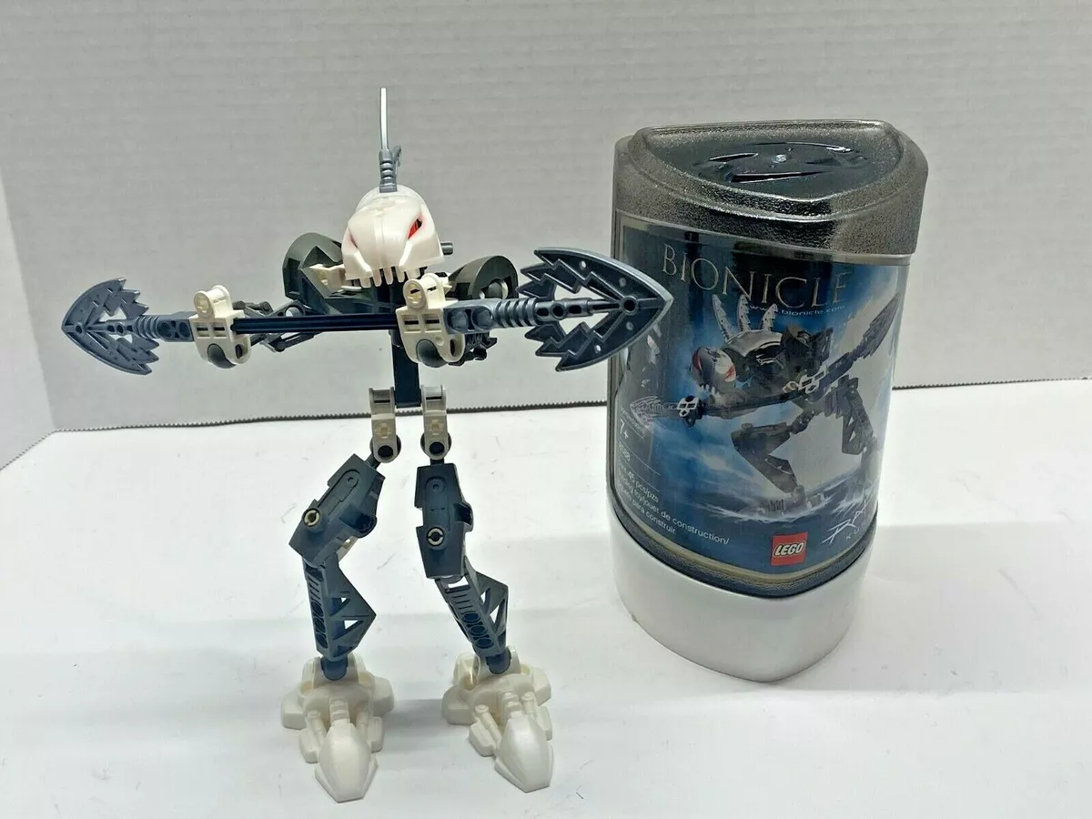 Lego Bionicle Rahkshi Kurahk 8588 Figure Canister White Kraata Retired