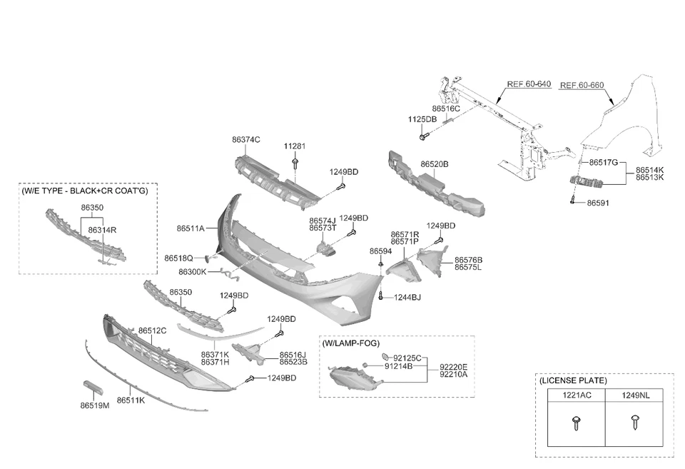 Genuine Front Hood KIA Symbol Emblem for 2022-2024 Kia Forte OE# 86300-M6EA0 - Изображение 4 из 4