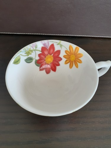 Stechcol Gracie Bone China Provence Footed Teacup Flowers Fun Design New - Picture 7 of 8