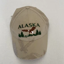 Arctic Circle Enterprises Alaska Bald Eagle Mountain Trees Hat Baseball One Size