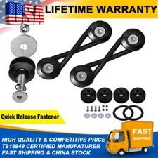 JDM Bumper Quick Release Holders Front Rear Fastener Trunk Band Fender Clip Kit