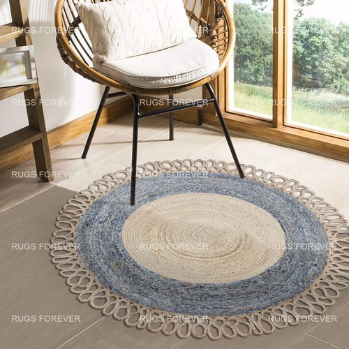Safavieh Braided 2'-3 X 6' Hand Woven Rug in Teal / Green