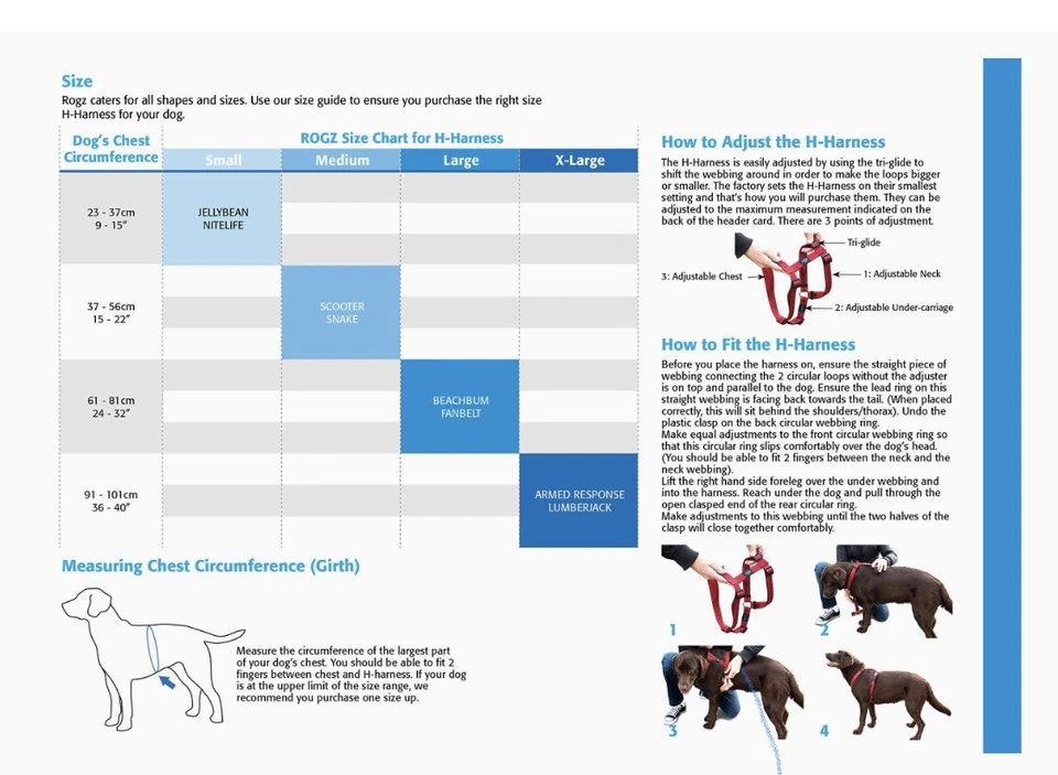 No Choke Dog Harness Aqua Blue Large Easy On and Off Adjustable Reflective NWOT - Image 3 of 3