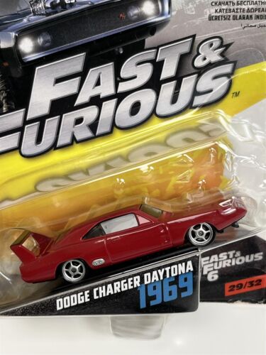 Fast & Furious Dodge Ladegerät Daytona 1969 1:55 Maßstab Mattel FCN86D B19 - Bild 2 von 5