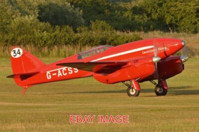 FOTO FLUGZEUG DE HAVILLAND DH88 KOMET 'G-ACSS' 'GROSVENOR HOUSE' C/N 1996. TH