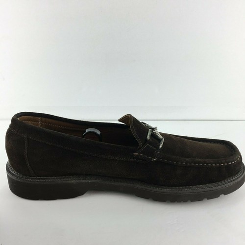 Florsheim Comfort Tech Mens Brown Shoes Size 10.5 D Suede Loafer - Picture 6 of 10