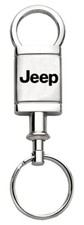 Jeep Satin Valet Keychain Chrome Jeep Satin Valet Keychain Chrome