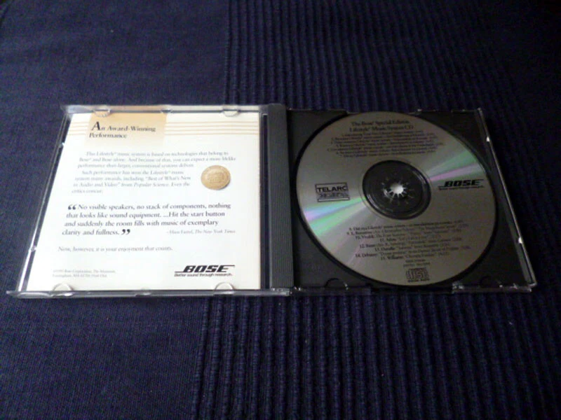 The Bose Special Edition Lifestyle Music System CD 1991 Loeb Austin Gould nm - Bild 2 von 3