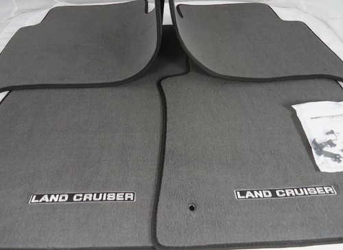 07-12 Genuine OEM RHD Toyota Land Cruiser 200 Series Gray Carpet Mat 3 Pcs - Picture 2 of 4