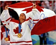 KIM ST.PIERRE TEAM CANADA HOF OLYMPIC GOLD 8X10 AUTOGRAPHED SIGNED PHOTO COA
