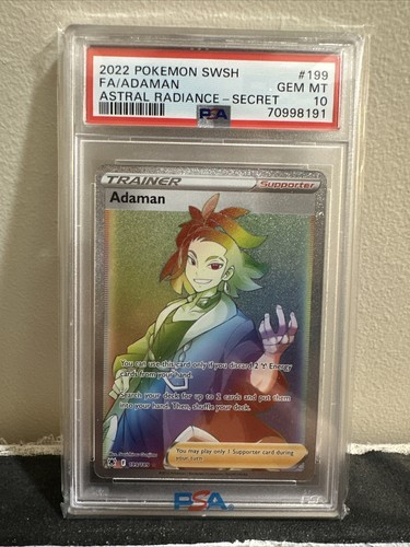 Adaman graded PSA 10 for sale on eBay