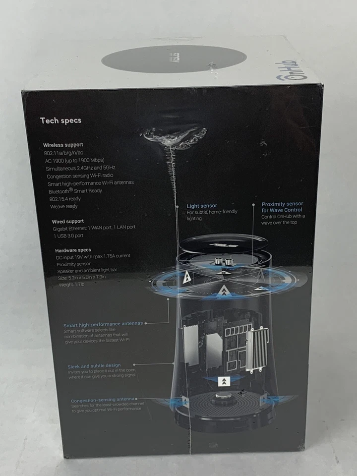 ASUS Google OnHub Dual-Band Wireless-AC1900 Router SRT-AC1900 - Brand New! - Image 2 of 4