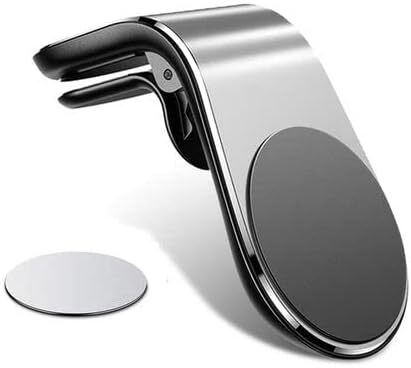 Universal Decorative Phone Holder for Car Decorative Brushed Chrome Silver Air