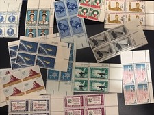 Sharp lot of 15 Well Kept, 4 cent US Plate Blocks from a Collection