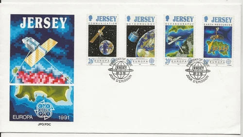 Jersey Comm/FDC - Europa '91 - CEPT - 1991 (JY24)