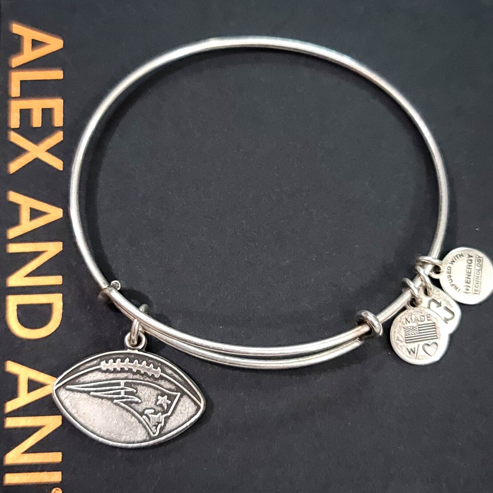 Alex and Ani New England Patriots Charm Bracelet