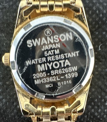 swanson japan 5atm water resistant miyota
