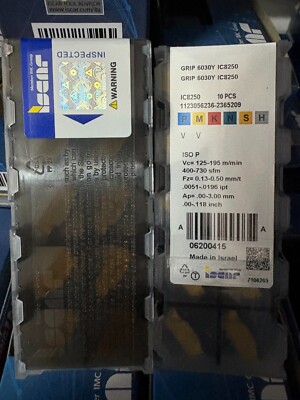 GRIP 6030Y IC8250/ISCAR  10 PCS