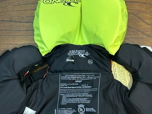 O'Neill Infant Superlite USCG Life Vest One Size kids girls boys toddler child - Picture 10 of 23