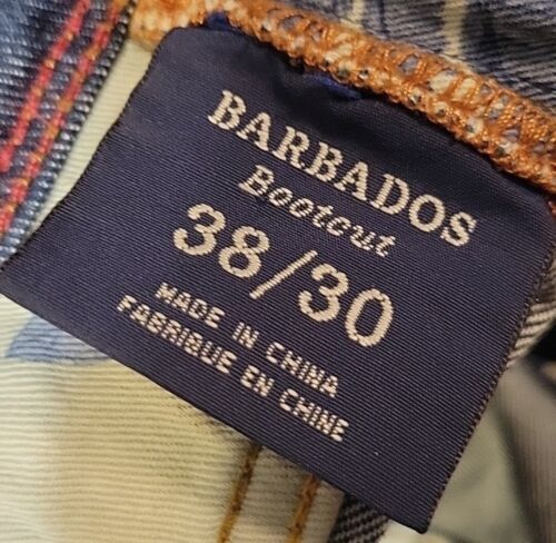 Tommy Bahama Men's Barbados Boot Cut Jeans Cotton Blend Medium Wash Size 38x30 - Picture 3 of 8