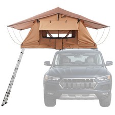 VEVOR Tente de Toit pour Voitures 2-3 Personnes Coque Dure Étanche avec Échelle