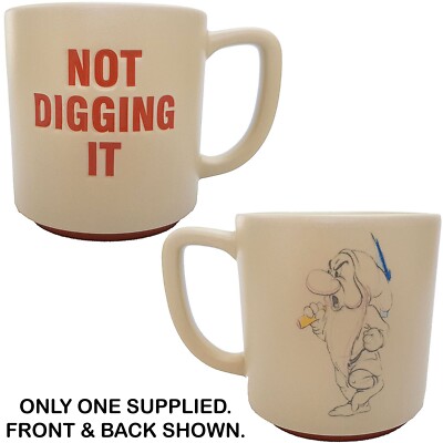 Disney Store Grumpy Tasse Not Diggin' It Tasse Keramik Schneewittchen & die sieben Zwerge