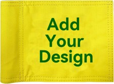 Custom Golf Flags with Tube Inserted Personalized customization golf flags