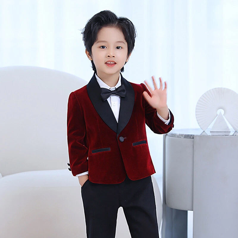 Velvet coat boys sale