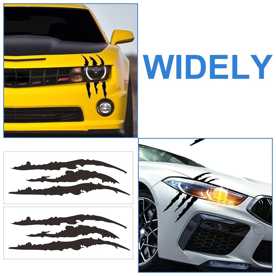 2 Stück Monster Klaue Aufkleber Kralle Aufkleber Auto Monster Klaue Kratzer M... - Bild 4 von 4