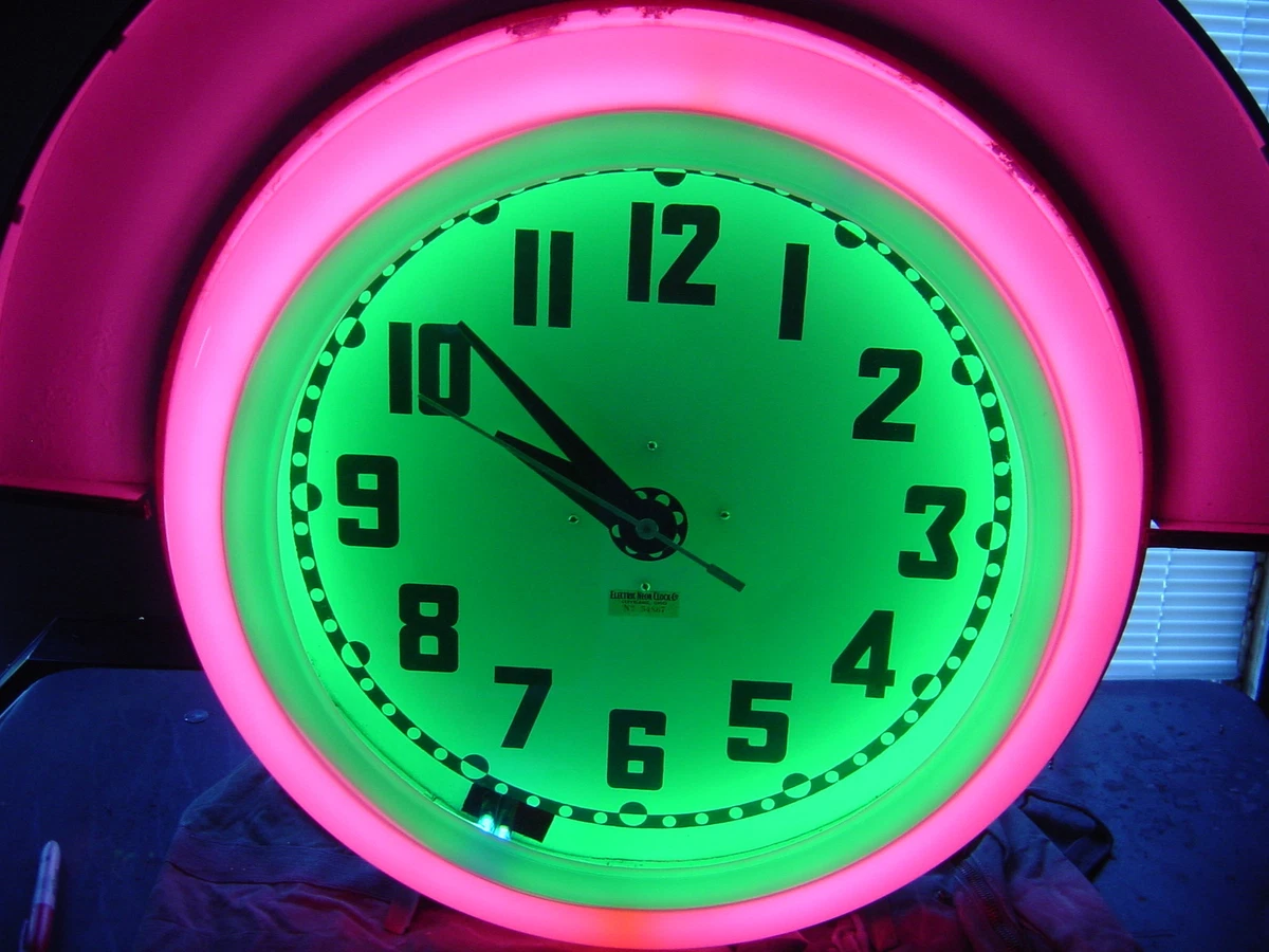 Neon Clocks Ebay