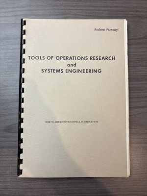 Tools Of Operations Research And Systems Engineering
