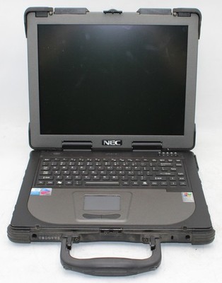 Getac NEC M220 Rugged Laptop PC Pentium M Battery + HD Caddy Included - Parts